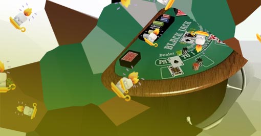 Blackjack play table