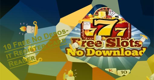 Free slots no deposit register card