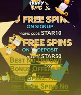 Free spins on sign up no deposit required