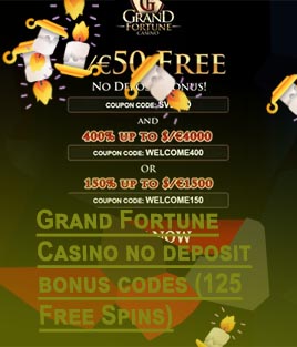 Grand fortune casino no deposit free spins