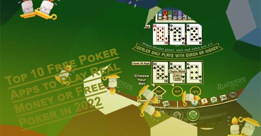 Play poker for free and win real money